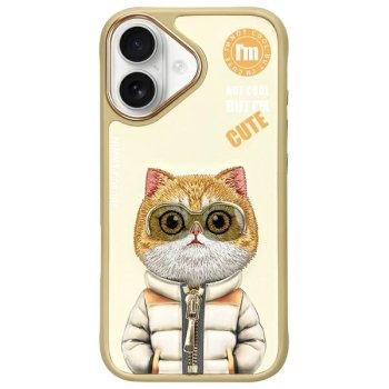 Nimmy Cool&Cute 2.0 Cat Case for iPhone 16, Green