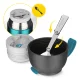 Stainless Steel Food Thermos 720 ml with Spoon, Blue