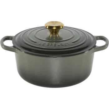 Le Creuset Signature Round Cast Iron Casserole 24 cm 4.2 L, Thyme
