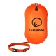 4Fizjo TSUNAMI Inflatable Swim Safety Buoy, Orange