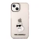 Karl Lagerfeld Ikonik Choupette Case for iPhone 14 Plus Pink