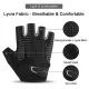 Rockbros S169BGR Cycling Gloves with Gel Inserts Size L, Grey