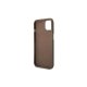 Guess GUHCP14SHG4SHW iPhone 14 6.1" brown/brown hard case 4G Vintage Gold Logo