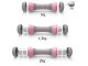 Fitness Dumbbells Weight Adjustable 2 x 1-2kg Set of 2 Pieces
