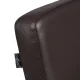Hairdressing Chair Gabbiano Mataro, Brown with Black Base