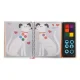 Fingerprints coloring book painting activity, 64 p. + stamps