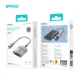 BWOO BZ64 USB-C SD / TF Card Reader Adapter, Grey