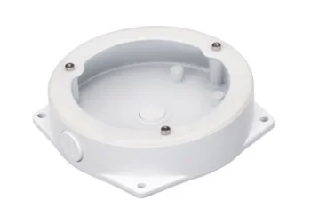 Camera Junction Box Deep Base, Aluminum, White