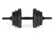 Adjustable Dumbbell Set 40 kg (2×20 kg) with Barbell Connector and Kettlebell Handle