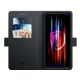 3mk Wallet Case for Sony Xperia 10 VII, Black