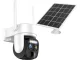 Outdoor 4G SIM Solar IP Camera with Motion Detector and 10x Zoom, White
