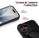 Tech-Protect MagHybrid MagSafe Case for iPhone 17 - Black / Red