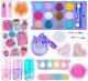 Girls Cosmetic Set Kids Makeup Kit in a Trunk