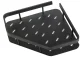 Corner Bathroom Shelf Loft, Metal, Black