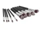Professional 10-Piece Makeup Brush Set, Black