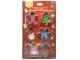 Steel Christmas Gingerbread Cookie Cutters Set, 6 pcs, Silver
