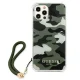 Guess GUHCP12MKSARKA Camouflage Case iPhone 12 / 12 Pro Khaki