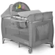 Ricokids RK-242 Travel Cot with Mattress and Bag, 125x65x78 cm, Grey