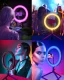 Blitzwolf BW-SL5 LED RGBW Vlogging Ring Photo Video Light Lamp 26cm with Tripod Mount