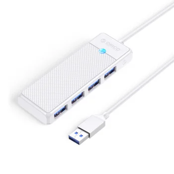 Orico PAPW4A-U3 USB Hub, 4x USB-A 3.0, 1.8m, White