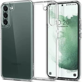 Spigen Ultra Hybrid Case for Samsung Galaxy S22, Crystal Clear