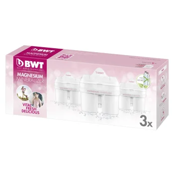 Water Filter Cartridges BWT 814133 Magnesium Mineralizer 3-Pack, White