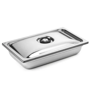 MagicVac GN 1/1 Stainless Steel Vacuum Container INOX H100 8.1L, Silver