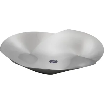 Alessi Resonance ABI02 Stainless Steel Fruit Bowl, 38 cm, Silver