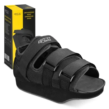 4FIZJO Forefoot Offloading Post-Op Shoe, Size S, Black