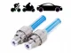 Glowing LED Valve Caps with Motion Sensor, Blue, 2 pcs