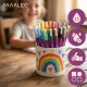 Maaleo 27051 Acrylic Marker Set, 16 Pcs
