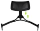Beautylushh Folding Aluminum Makeup Chair with Headrest, Black