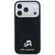 Karl Lagerfeld Grained Heads Metal MagSafe Case for iPhone 17 / 18 Pro Max - Black
