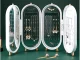 Foldable Jewelry Organizer with Mirror, White