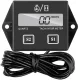 Universal Electronic Tachometer Tach Hour Meter for Gasoline Engines