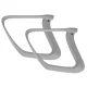 Sofotel Praga Chair Armrests, Grey (2 pcs)