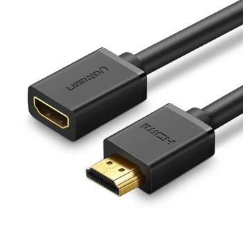 Ugreen HD107 HDMI (Male) to HDMI (Female) 4K Extension Cable 1m, Black