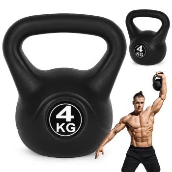 Modernhome CK-4-BC 4 kg Kettlebell, Black