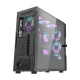 Darkflash DK431 Mesh PC Case with 4 ARGB Fans, Black