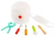 ECOTOYS Wooden Dentist Kit for Kids with 7 Accessories and Bag