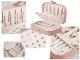 Elegant Capacious Jewelry Box Organizer, Pink