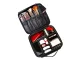 Travel Makeup Organizer Bag with Dividers, Black