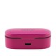 Guess GUTWST31EM TWS Bluetooth headphones + magenta docking station