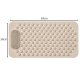Ruhhy 24495 Anti-Slip Massaging Bath and Shower Mat, Beige