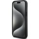 DKNY iPhone 15 Plus / 14 Plus Case Mono Stripe & Metal Logo, Black