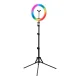 Glow 13\" RGB Ring Light with Tripod, 10W