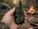 Baofeng BF-T6 Walkie-Talkie Set 2 pcs, Range up to 2 km, 1500 mAh, Green Camo