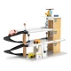 Ecotoys Large Wooden Garage Parking Set with Elevator and Cars