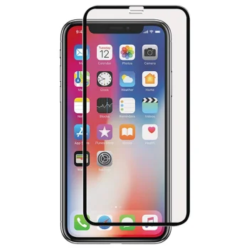5D Apple iPhone XR / 11 6.1" Tempered Glass Screen Protector [Full Glue] - Black