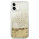 Guess 4G Big Liquid Glitter Case for iPhone 11 / XR Gold